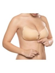 BYE-BRA - LACE-IT RENFORCEMENT PUSH-UP BEIGE BONNET D