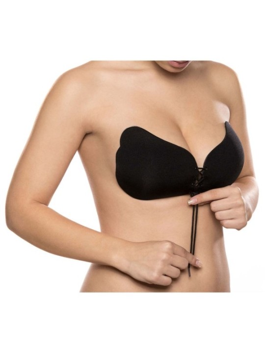 BYE-BRA - LACE-IT RENFORCEMENT PUSH-UP NOIR BONNET C