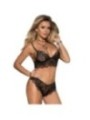 SUBBLIME - SET ENSEMBLE SOUTIEN-GORGE ET CULOTTE NOIR L / XL