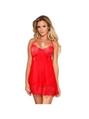SUBBLIME - BABYDOLL AVEC NOEUD ROUGE L / XL
