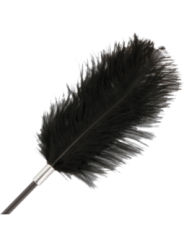 DARKNESS - FOUET PLUME DAMOUR NOIR 56 CM