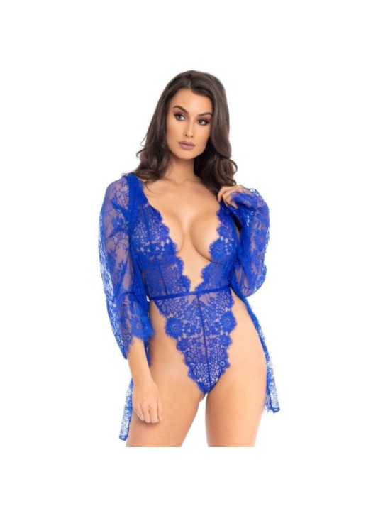 LEG AVENUE - TEDDY ET ROBE BLEU L