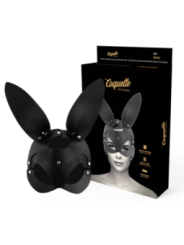 COQUETTE CHIC DESIRE - MASQUE EN CUIR VEGAN AVEC OREILLES DE LAPIN