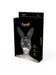 COQUETTE CHIC DESIRE - MASQUE EN CUIR VEGAN AVEC OREILLES DE LAPIN