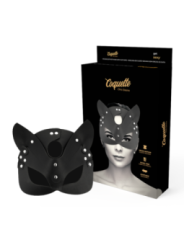 COQUETTE CHIC DESIRE - MASQUE EN CUIR VEGAN AVEC OREILLES DE CHAT