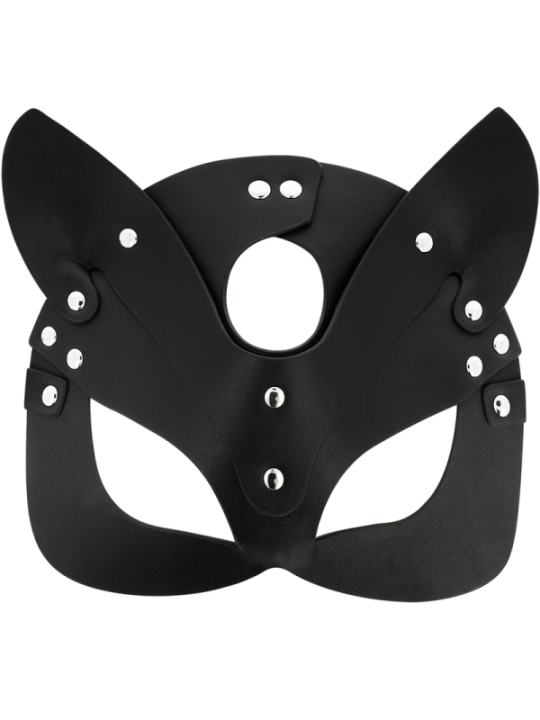 COQUETTE CHIC DESIRE - MASQUE EN CUIR VEGAN AVEC OREILLES DE CHAT
