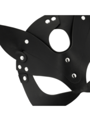 COQUETTE CHIC DESIRE - MASQUE EN CUIR VEGAN AVEC OREILLES DE CHAT