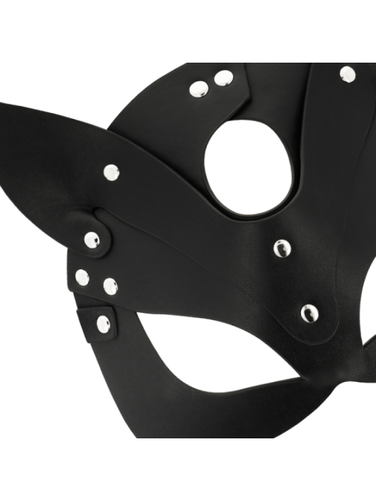COQUETTE CHIC DESIRE - MASQUE EN CUIR VEGAN AVEC OREILLES DE CHAT