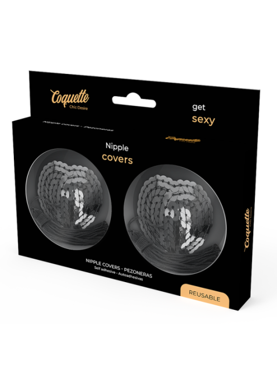 COQUETTE CHIC DESIRE - CACHE-MALINS  PAILLETTES NOIRES