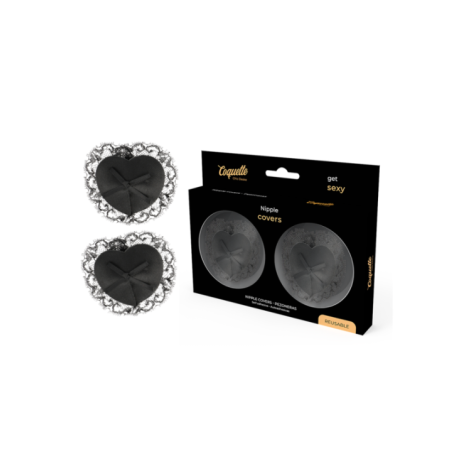 COQUETTE CHIC DESIRE - CACHE-MALINS EN DENTELLE NOIRE