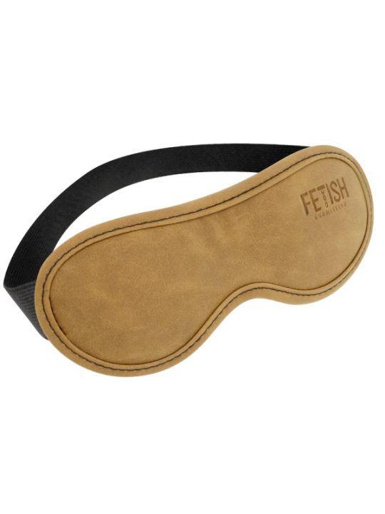 FETISH SUBMISSIVE ORIGIN - MASQUE EN CUIR VEGAN AVEC DOUBLURE EN NÉOPRÈNE