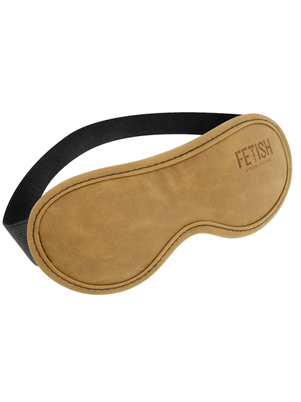 FETISH SUBMISSIVE ORIGIN - MASQUE EN CUIR VEGAN AVEC DOUBLURE EN NÉOPRÈNE