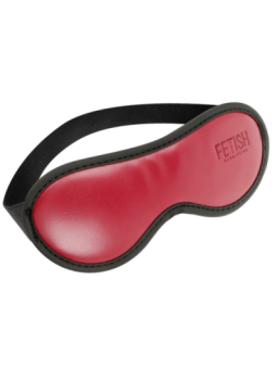 FETISH SUBMISSIVE DARK ROOM - MASQUE EN CUIR VÉGAN AVEC DOUBLURE EN NÉOPRÈNE