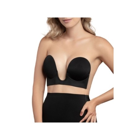 BYE-BRA - SOUTIEN-GORGE SANS POIGNÉES NOIR BONNET A