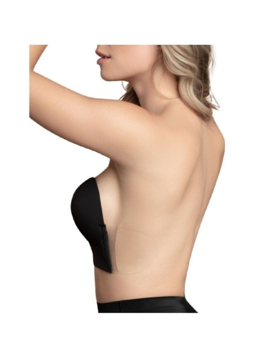 BYE-BRA - SOUTIEN-GORGE SANS POIGNÉES NOIR BONNET A