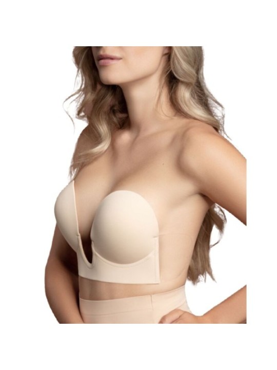 BYE-BRA - SOUTIEN-GORGE SANS POIGNÉES BEIGE BONNET C