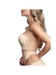 BYE-BRA - SOUTIEN-GORGE SANS POIGNÉES BEIGE BONNET C