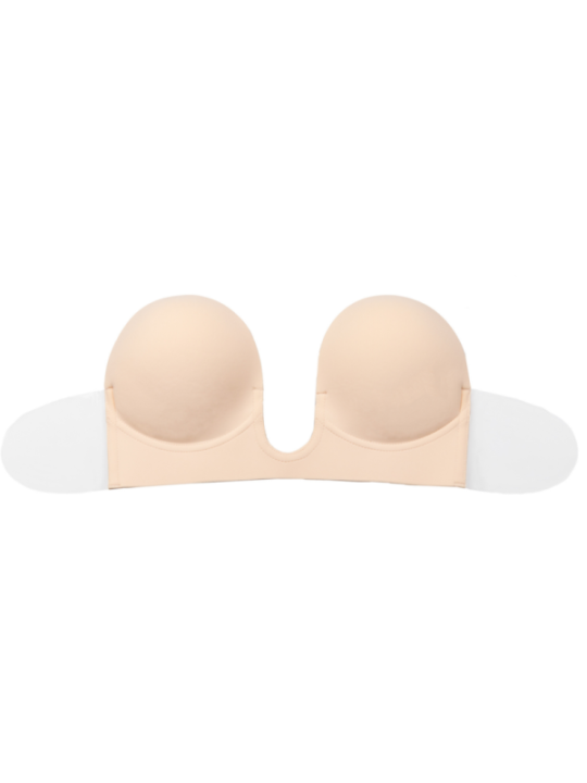 BYE-BRA - SOUTIEN-GORGE SANS POIGNÉES BEIGE BONNET E