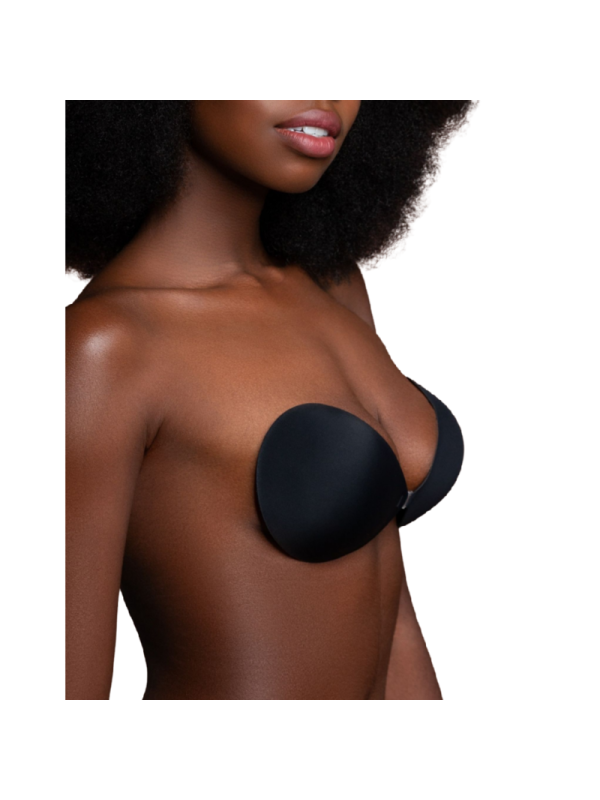 BYE-BRA - SOUTIEN-GORGE INVISIBLE NOIR BONNET C