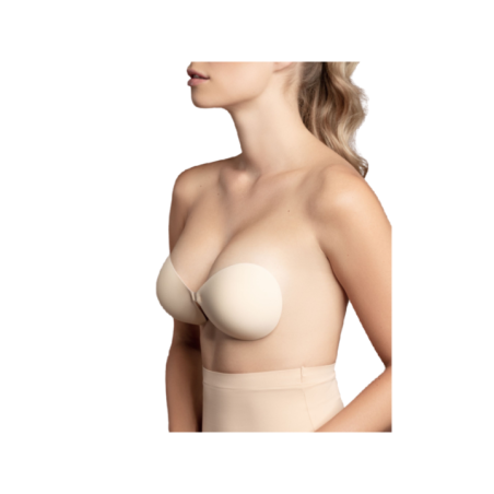 BYE-BRA - SOUTIEN-GORGE INVISIBLE BEIGE BONNET A