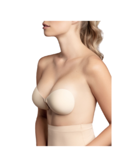 BYE-BRA - SOUTIEN-GORGE INVISIBLE BEIGE BONNET D