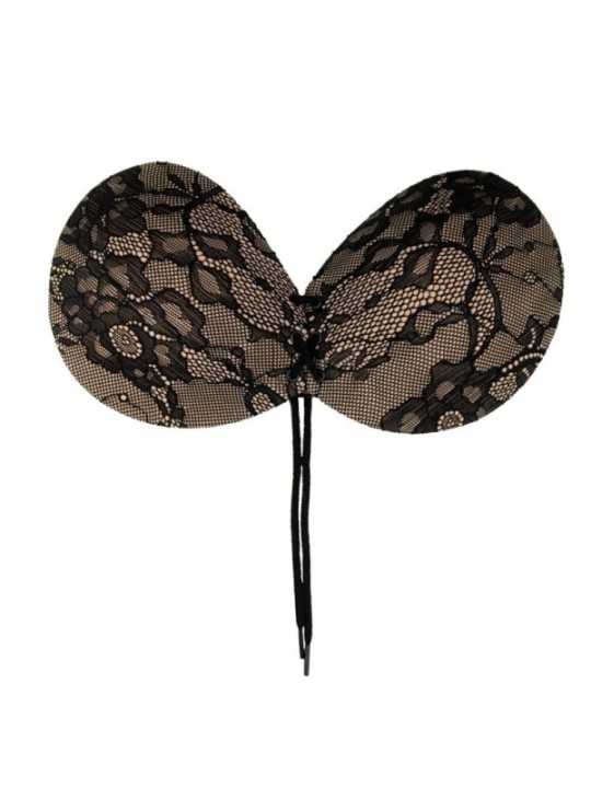 BYE-BRA - SOUTIEN-GORGE ADHÉSIF EMPLACEMENT & BRODERIE BONNET D