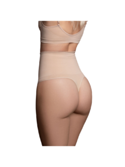 BYE-BRA - FAONNEUR SANS POINTS STYLE STRING BEIGE TAILLE M