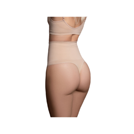 BYE-BRA - FAONNEUR SANS POINTS STYLE STRING BEIGE TAILLE XXL