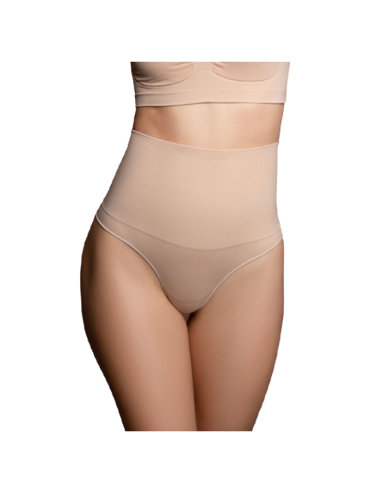 BYE-BRA - FAONNEUR SANS POINTS STYLE STRING BEIGE TAILLE XXL