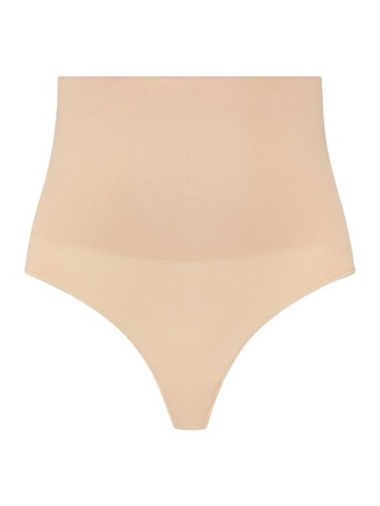 BYE-BRA - FAONNEUR SANS POINTS STYLE STRING BEIGE TAILLE XXL