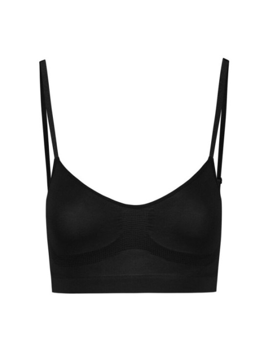BYE-BRA - MEDIUM CONTROL SOUTIEN-GORGE SANS POINTS NOIR TAILLE L