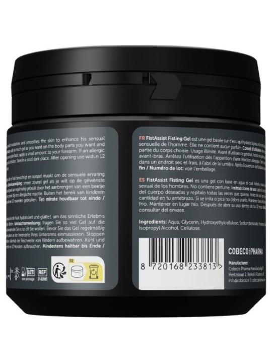 COBECO - FIST ASSIST GEL DE FISTING EXTRA-ÉPAIS À BASE D'EAU 500 ML