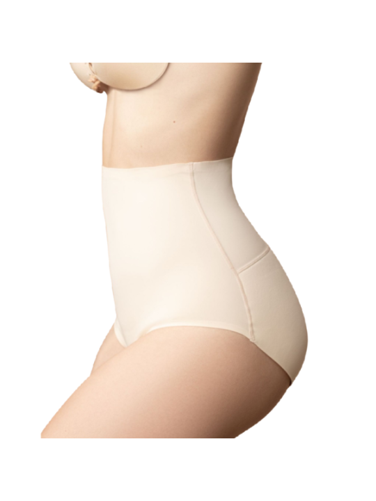 BYE-BRA - CULOTTE HAUTE AVEC REMBOURRAGE DES FESSES TAILLE S