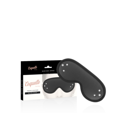 COQUETTE CHIC DESIRE - MASQUE FANTASY EN CUIR VÉGAN AVEC DOUBLURE EN NÉOPRÈNE