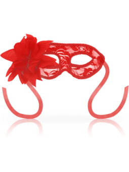 OHMAMA - MASQUES MASQUES DENTELLE ET FLEUR ROUGE