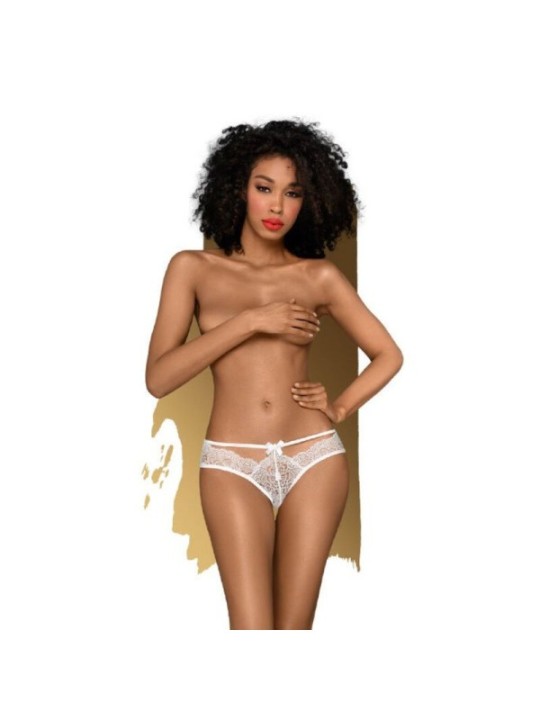 PENTHOUSE - CULOTTE ADORE ME BLANC S/M