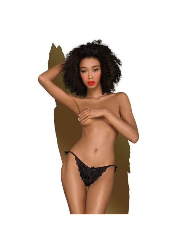 PENTHOUSE - TROP CHAUD POUR ÊTRE VRAI THONG NOIR L/XL