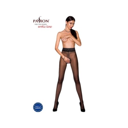 PASSION - TIOPEN 001 COLLANT NOIR 1/2 20 DEN