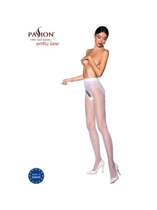 PASSION - TIOPEN 006 COLLANT BLANC 3/4 30 DEN