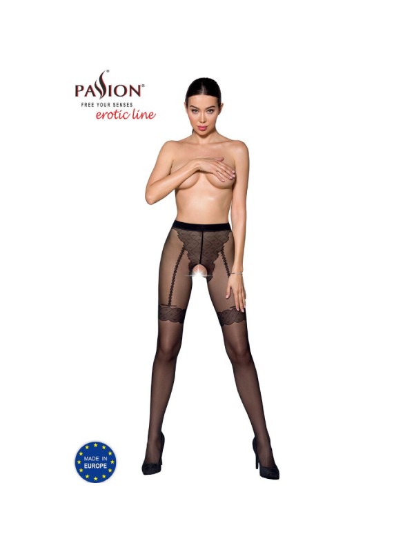 PASSION - TIOPEN 016 COLLANT NOIR 1/2 20 DEN