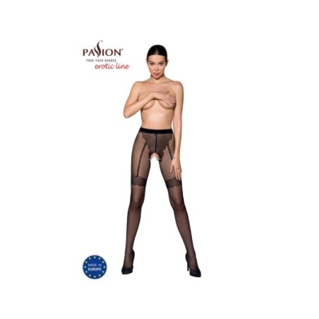 PASSION - TIOPEN 016 COLLANT NOIR 3/4 20 DEN
