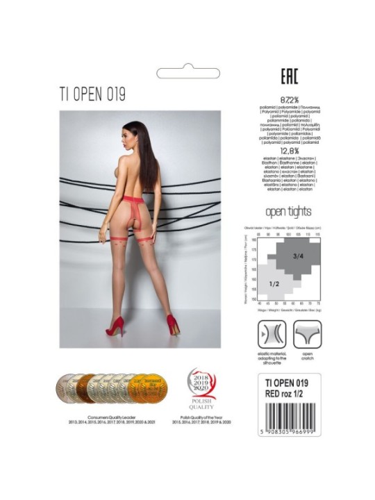 PASSION - TIOPEN 019 COLLANT ROUGE 3/4 20 DEN