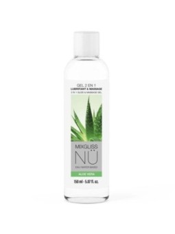 MIXGLISS - GEL LUBRIFIANT ET DE MASSAGE 2 EN 1 À BASE D'EAU NURU À L'ALOE VERA 150 ML