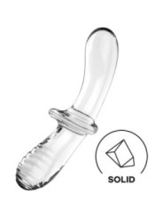 SATISFYER - GODE DOUBLE CRISTAL TRANSPARENT