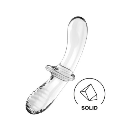 SATISFYER - GODE DOUBLE CRISTAL TRANSPARENT