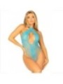 LEG AVENUE - LICOL TEDDY AVEC DENTELLE BLEU