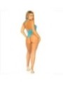 LEG AVENUE - LICOL TEDDY AVEC DENTELLE BLEU