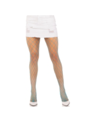 LEG AVENUE - COLLANTS RÉSILLE DIAMANT BLEU