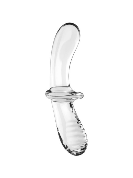 SATISFYER - GODE DOUBLE CRISTAL TRANSPARENT