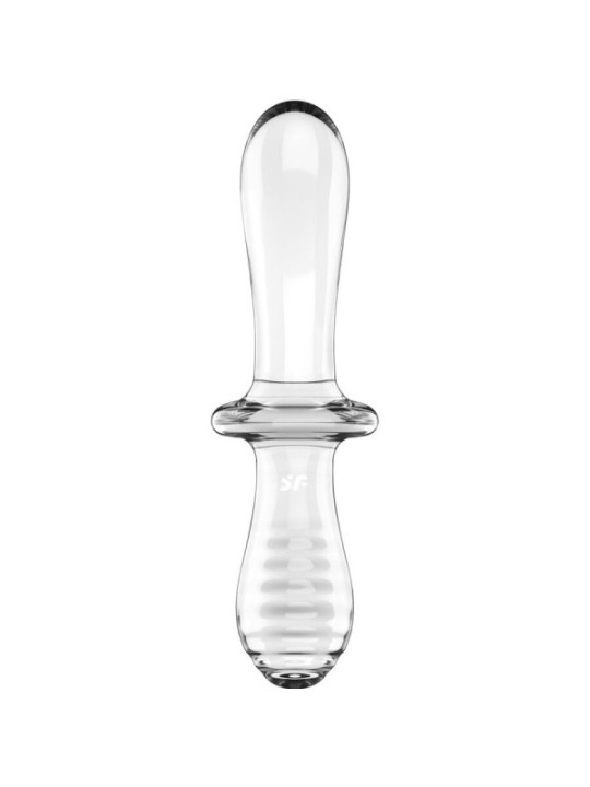 SATISFYER - GODE DOUBLE CRISTAL TRANSPARENT